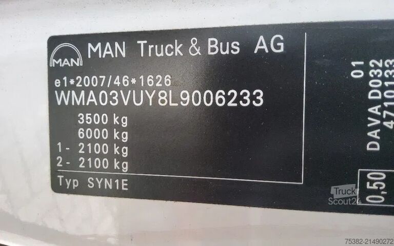 شاحنة بانل MAN TGE 3.180 L4H2 - EURO 6 - VVN-11-R