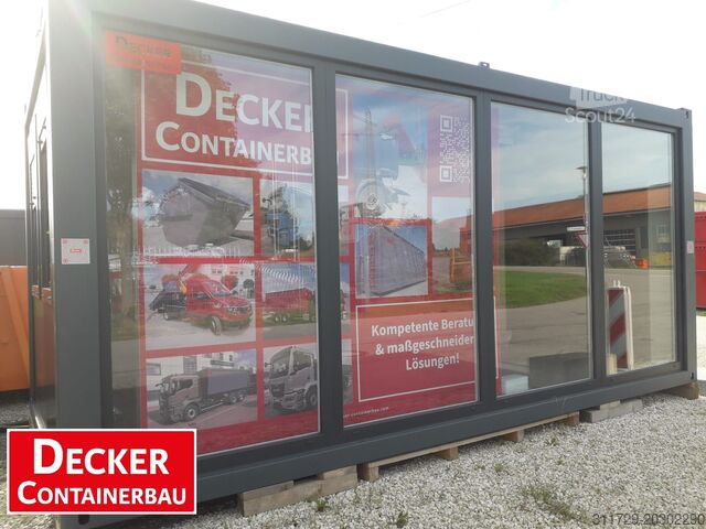 Живой контейнер Decker Containerbau Büro-, Ausstellungscontainer