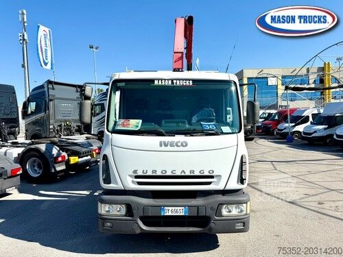 Třístranný sklápěč Iveco Eurocargo 120E24 gru FASSI F80A.24