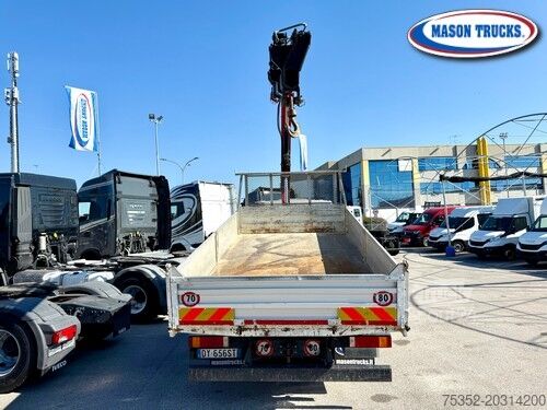 Třístranný sklápěč Iveco Eurocargo 120E24 gru FASSI F80A.24