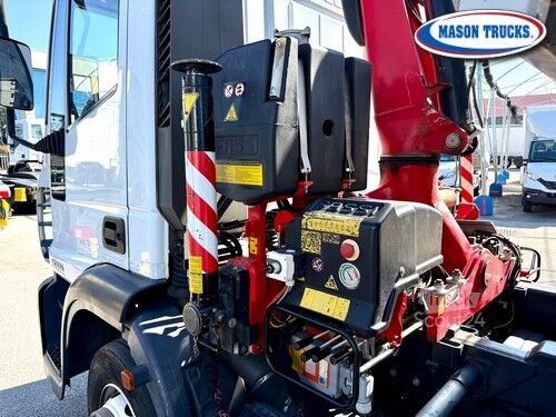Třístranný sklápěč Iveco Eurocargo 120E24 gru FASSI F80A.24