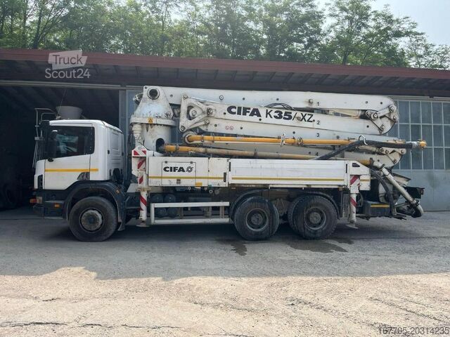 Bomba automática de betão SCANIA P 114-380