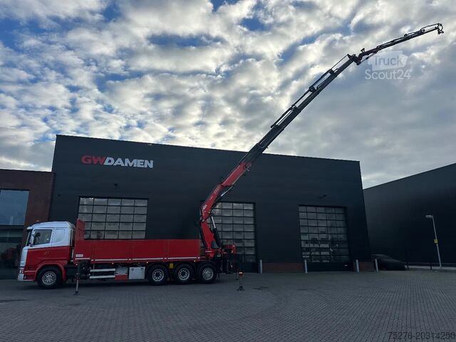 Nosturiauto Scania G490 8x4 Tridem + Fassi F820 RA + Fly jib Euro 6