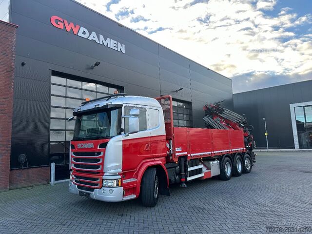 Nosturiauto Scania G490 8x4 Tridem + Fassi F820 RA + Fly jib Euro 6