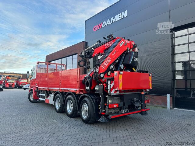 Nosturiauto Scania G490 8x4 Tridem + Fassi F820 RA + Fly jib Euro 6