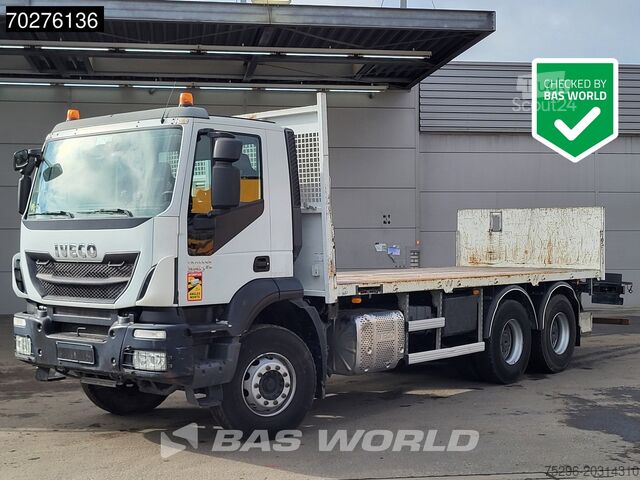 Přírubový PTO, Iveco Trakker 360 6X4 650cm open platform Big-axle St...