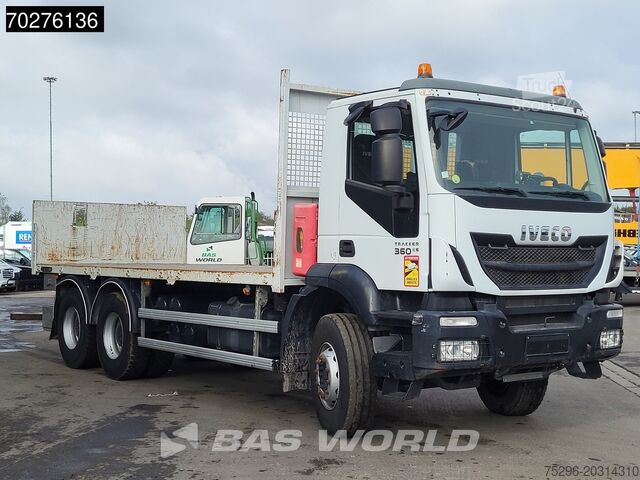 Přírubový PTO, Iveco Trakker 360 6X4 650cm open platform Big-axle St...