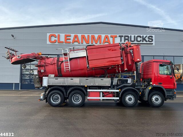Zuigvoertuig Mercedes-Benz Actros 4141 8x4 Kroll Saug/Spul aufbau