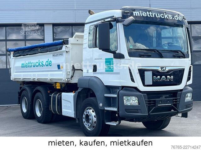Kiepwagen MAN 26.470 6x4 Meiller Bordmatik Mietkauf 1555 Euro