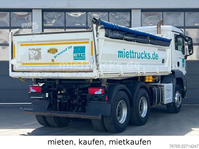 Kiepwagen MAN 26.470 6x4 Meiller Bordmatik Mietkauf 1555 Euro