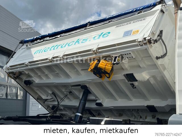 Kiepwagen MAN 26.470 6x4 Meiller Bordmatik Mietkauf 1555 Euro
