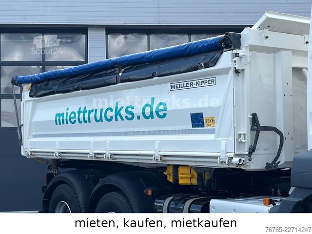 Kiepwagen MAN 26.470 6x4 Meiller Bordmatik Mietkauf 1555 Euro