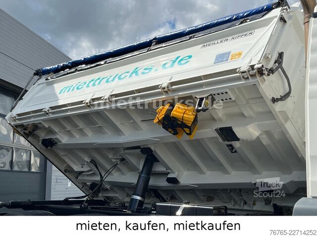 Driezijdige kipper MAN 26.470 6x4 Meiller Bordmatik Mietkauf 1555 Euro