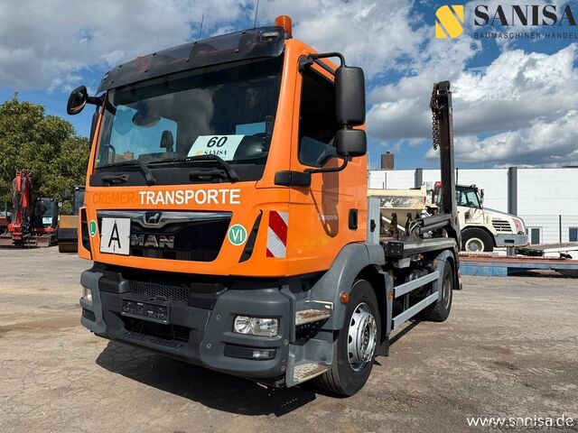 Sklápěcí nákladní automobil MAN TGM 18.320/HIAB FTR12/Funk/Tele/Klima/TÜV 04.27