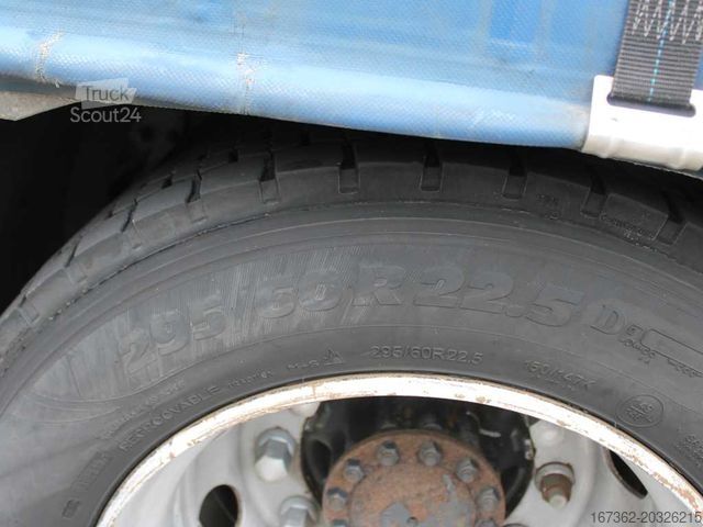 Autocarro con pianale e telone RENAULT T 430, EURO 6, AIR SUSPENSIONS + PANAV TV010L
