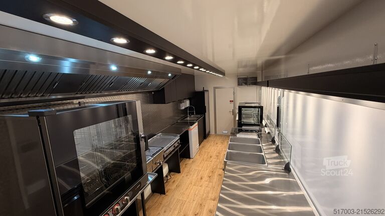 Satış römorku 6,2m Imbissanhänger, Imbisswagen Foodtruck, Finanzierung möglich