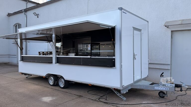 Satış römorku 6,2m Imbissanhänger, Imbisswagen Foodtruck, Finanzierung möglich