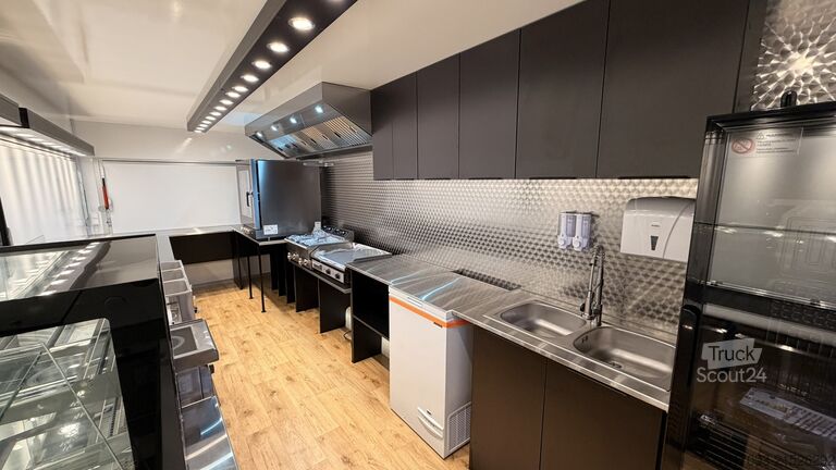 Satış römorku 6,2m Imbissanhänger, Imbisswagen Foodtruck, Finanzierung möglich