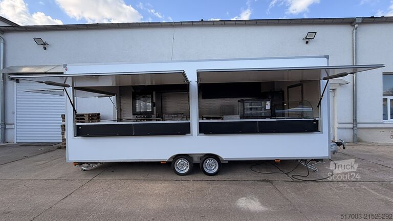 Satış römorku 6,2m Imbissanhänger, Imbisswagen Foodtruck, Finanzierung möglich