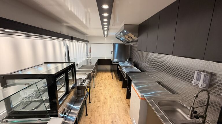 Satış römorku Imbisswagen| Foodtruck, 6,2m Imbissanhänger,