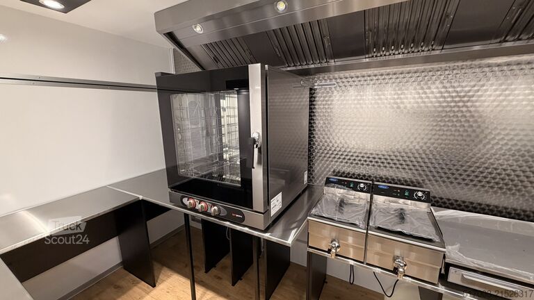 Satış römorku Imbisswagen| Foodtruck, 6,2m Imbissanhänger,