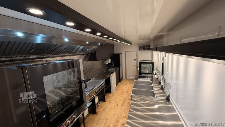 Satış römorku Imbisswagen| Foodtruck, 6,2m Imbissanhänger,