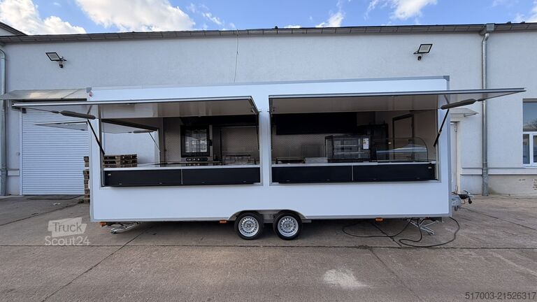 Satış römorku Imbisswagen| Foodtruck, 6,2m Imbissanhänger,
