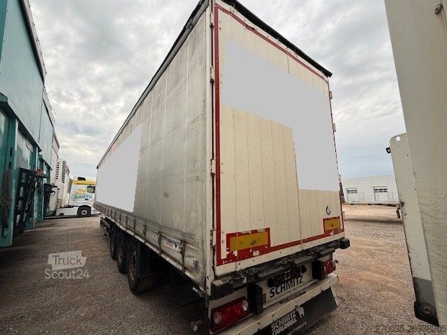 Åben sættevogn med presenning SCHMITZ CARGOBULL SCB S3T Getränke+EN12642XL+10 Stück sofort