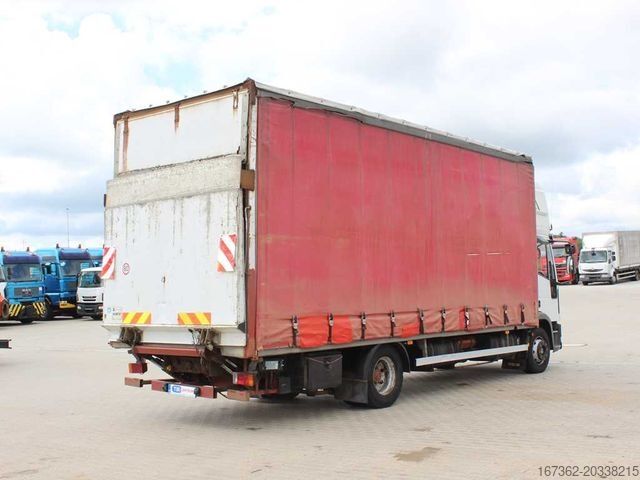 Tentinė platforma sunkvežimis IVECO EUROCARGO ML 120 E, EURO 3, TAIL LIFT