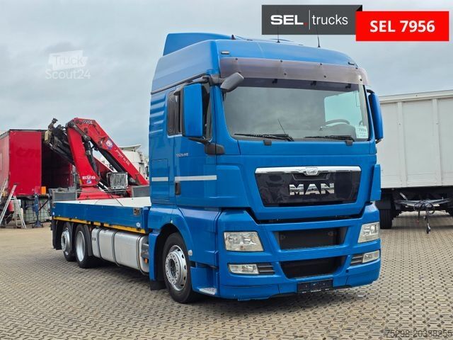 Кран-манипулятор на шасси грузовика MAN TGX 24.440 6X2-2 LL-U / Intarder / HMF / Fernb.