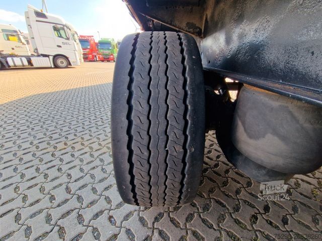 Åben sættevogn med presenning SCHMIDT Hagen SPC/39/E/10,5 / Coilmulde / Lenk-Liftachse