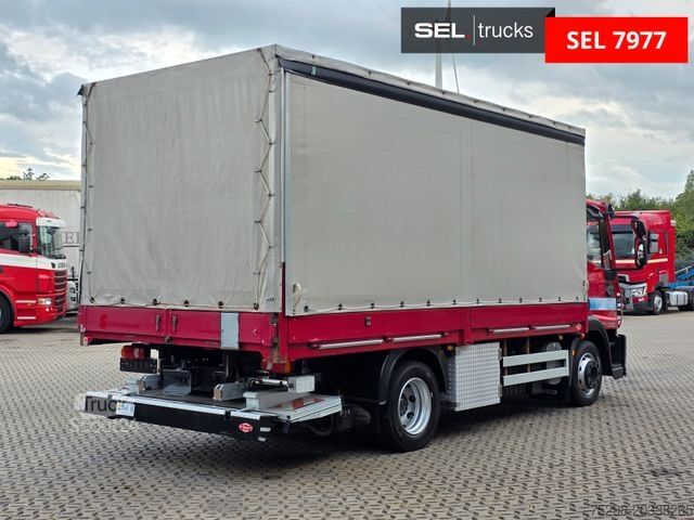 Tentinė platforma sunkvežimis IVECO Eurocargo 120E28 / Ladebordwand / Aluklappen