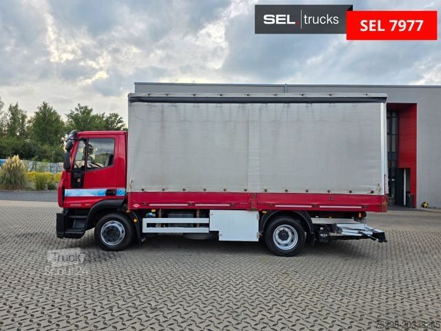 Tentinė platforma sunkvežimis IVECO Eurocargo 120E28 / Ladebordwand / Aluklappen