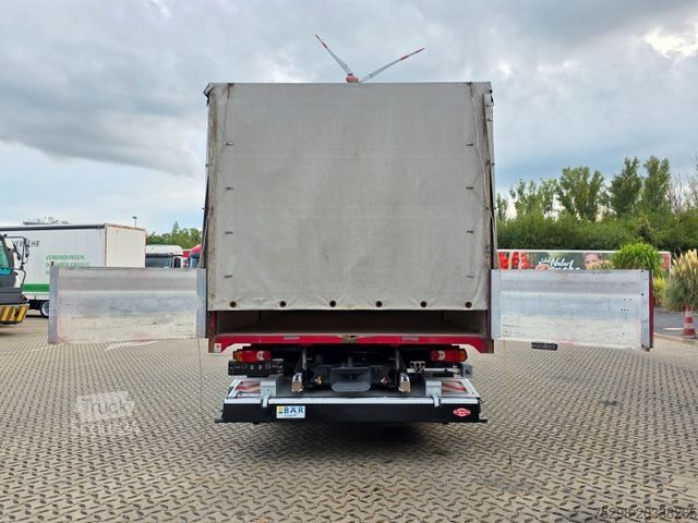 Tentinė platforma sunkvežimis IVECO Eurocargo 120E28 / Ladebordwand / Aluklappen