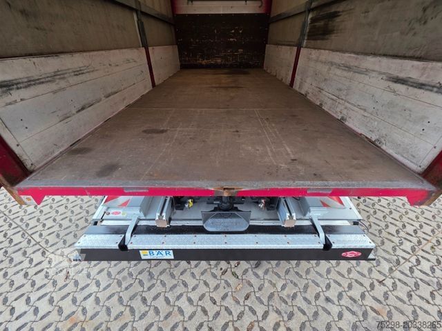 Tentinė platforma sunkvežimis IVECO Eurocargo 120E28 / Ladebordwand / Aluklappen
