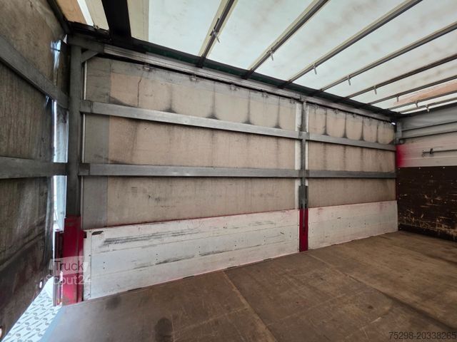 Tentinė platforma sunkvežimis IVECO Eurocargo 120E28 / Ladebordwand / Aluklappen