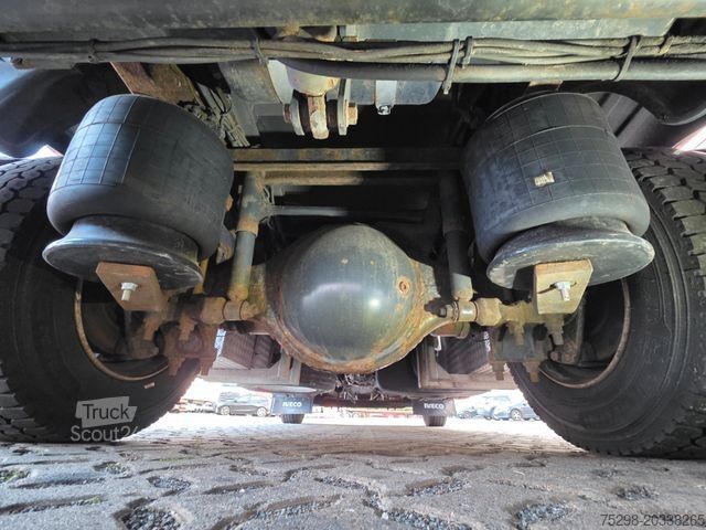 Tentinė platforma sunkvežimis IVECO Eurocargo 120E28 / Ladebordwand / Aluklappen