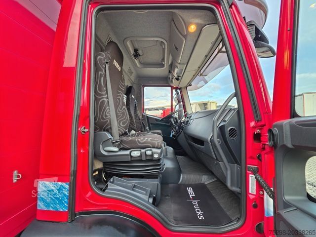 Tentinė platforma sunkvežimis IVECO Eurocargo 120E28 / Ladebordwand / Aluklappen