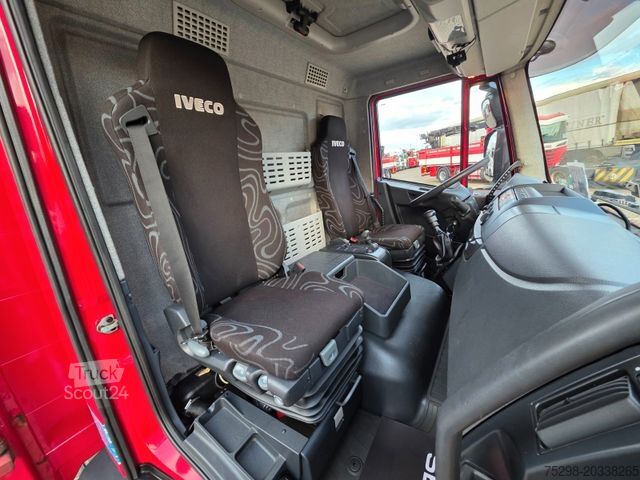 Tentinė platforma sunkvežimis IVECO Eurocargo 120E28 / Ladebordwand / Aluklappen