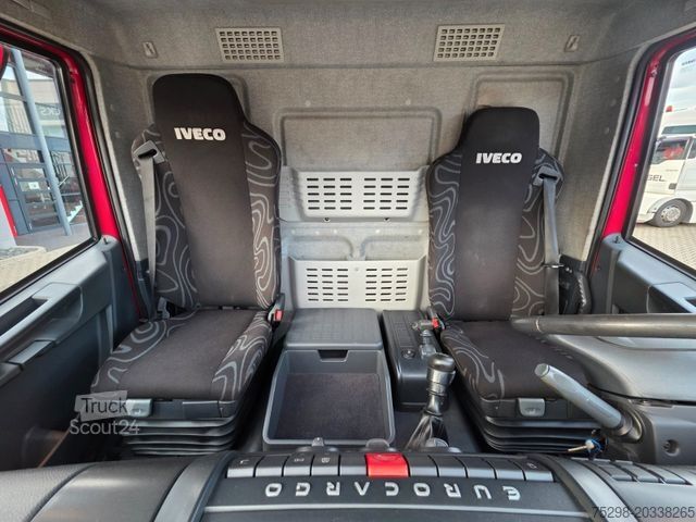 Tentinė platforma sunkvežimis IVECO Eurocargo 120E28 / Ladebordwand / Aluklappen