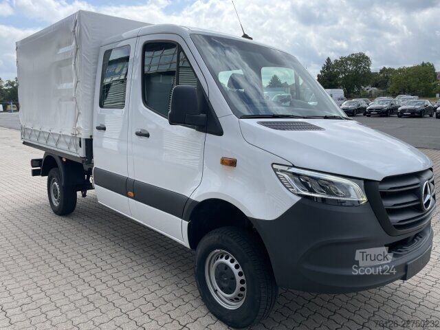 Фургон-шторник Mercedes-Benz Sprinter 319 CDI 4x4 DOKA PRITSCHE KLIMA+LED+MBUX