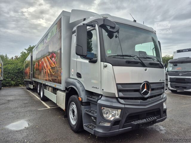 Kühlkoffer-LKW Mercedes-Benz Antos 2540 6x2 Kühlkoffer + Kühlanhänger