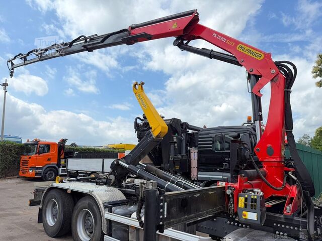 Hook arm system DAF CF 480 6x4 HOOKLIFT + CRANE PALFINGER PK19.001 ...