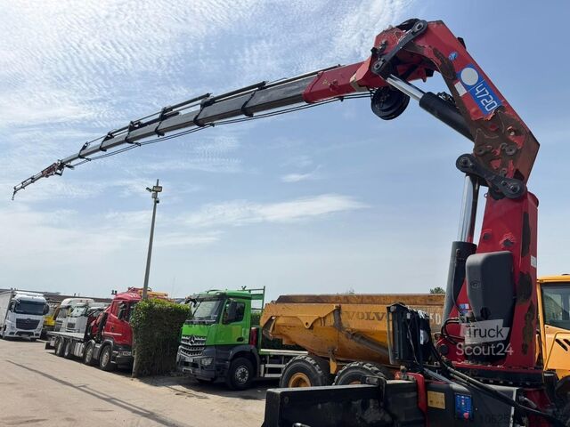 Open laadbak Scania G480 6x4 PRITSCHE + (31m) KRAN HMF 4720 K7 + JI...