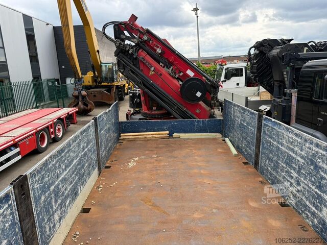 Open laadbak Scania G480 6x4 PRITSCHE + (31m) KRAN HMF 4720 K7 + JI...