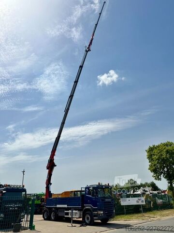 Open laadbak Scania G480 6x4 PRITSCHE + (31m) KRAN HMF 4720 K7 + JI...