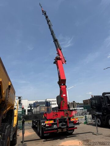 Open laadbak Scania G480 6x4 PRITSCHE + (31m) KRAN HMF 4720 K7 + JI...