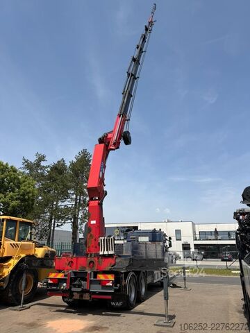 Open laadbak Scania G480 6x4 PRITSCHE + (31m) KRAN HMF 4720 K7 + JI...