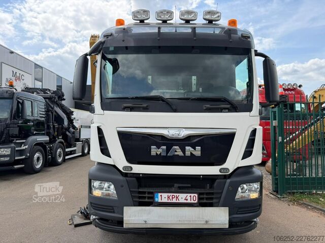 Nakládací plošina MAN TGS 35.440 8x4 TRIDEM PRITSCHE + KRAN HIAB 288 ...