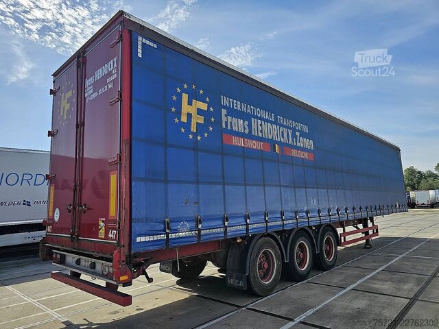Sliding tarpaulins PACTON TXD339 BPW HARD WOOD FLOOR